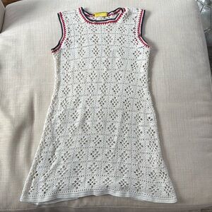 Off white crochet dress size medium